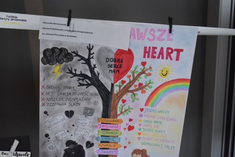 "Cisza Nienawiści Nigdy hejt! Zawsze heart!" - prace konkursowe (fot. PJ)  