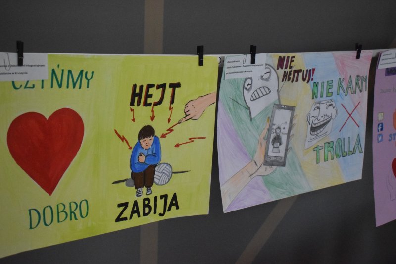 "Cisza Nienawiści Nigdy hejt! Zawsze heart!" - prace konkursowe (fot. PJ)  