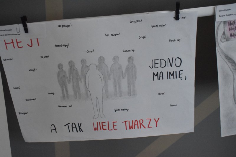 "Cisza Nienawiści Nigdy hejt! Zawsze heart!" - prace konkursowe (fot. PJ)  