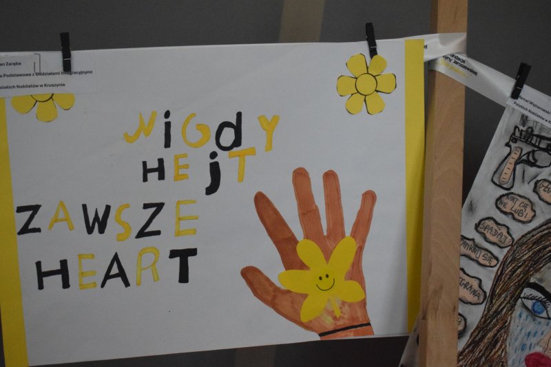 "Cisza Nienawiści Nigdy hejt! Zawsze heart!" - prace konkursowe (fot. PJ)  
