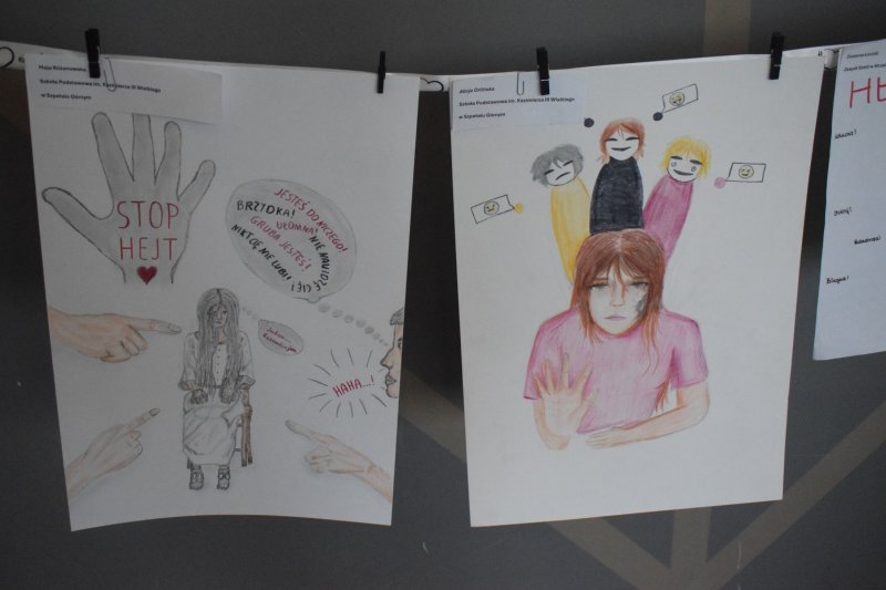 "Cisza Nienawiści Nigdy hejt! Zawsze heart!" - prace konkursowe (fot. PJ)  