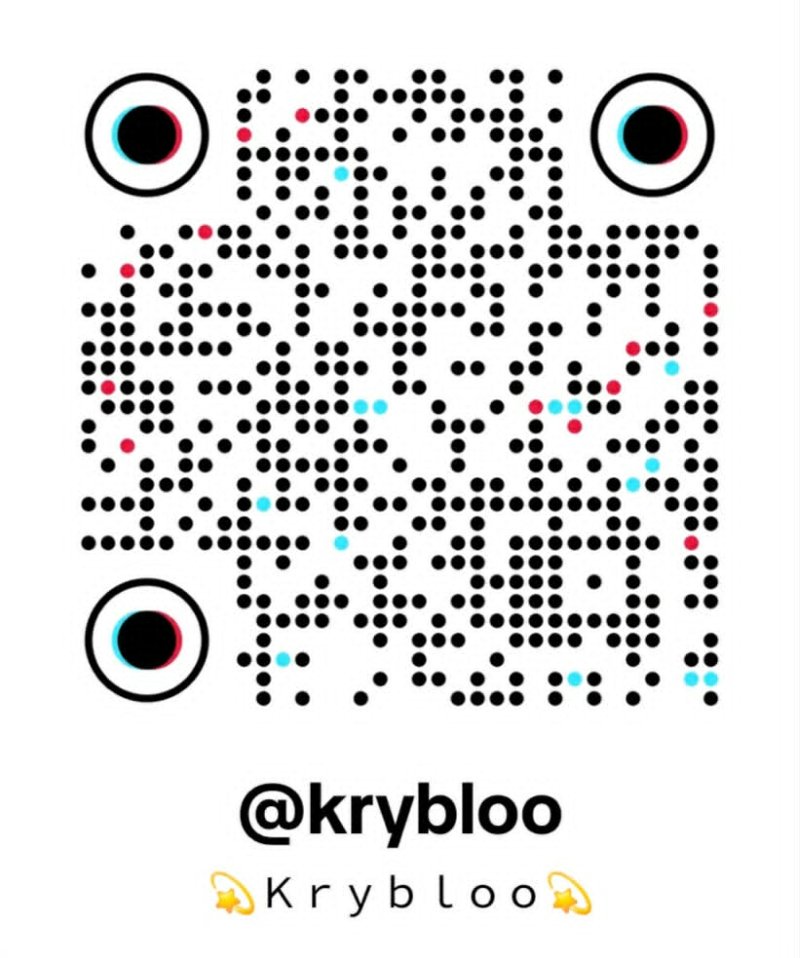 Kod QR do TikToka Krybloo  