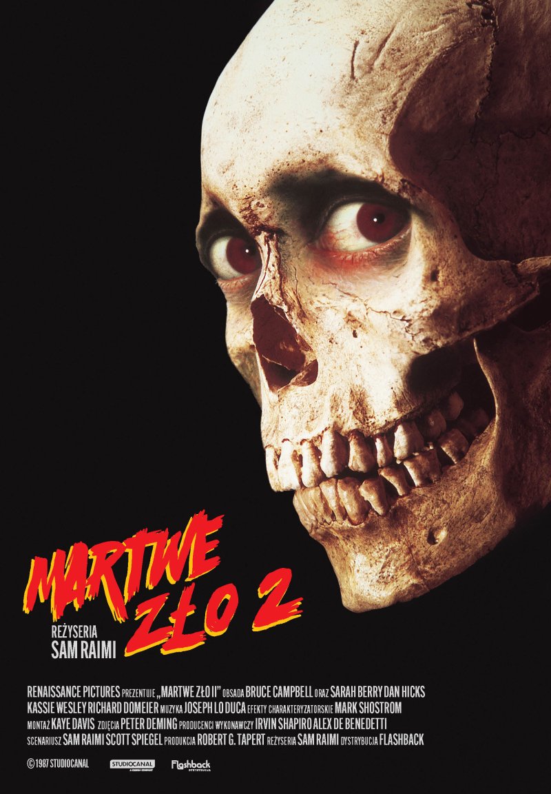 Oficjalny plakat filmu "Martwe zło 2" (materiały promocyjne dystrybutora)  
