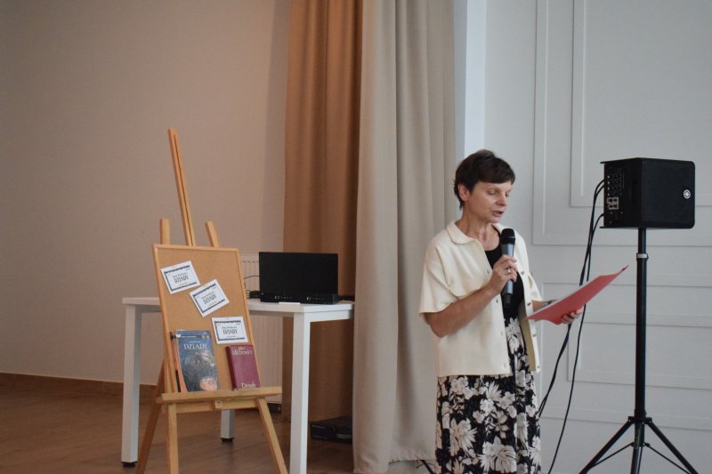 Narodowe Czytanie "Dziadów" w Baruchowie - Danuta Albińska (fot. PJ)  