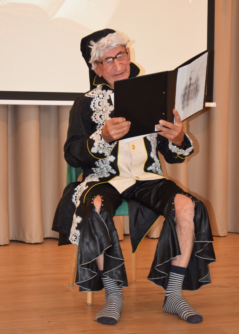 Narodowe Czytanie "Dziadów" w Baruchowie  - senator  Nowosilcow (fot. PJ)  