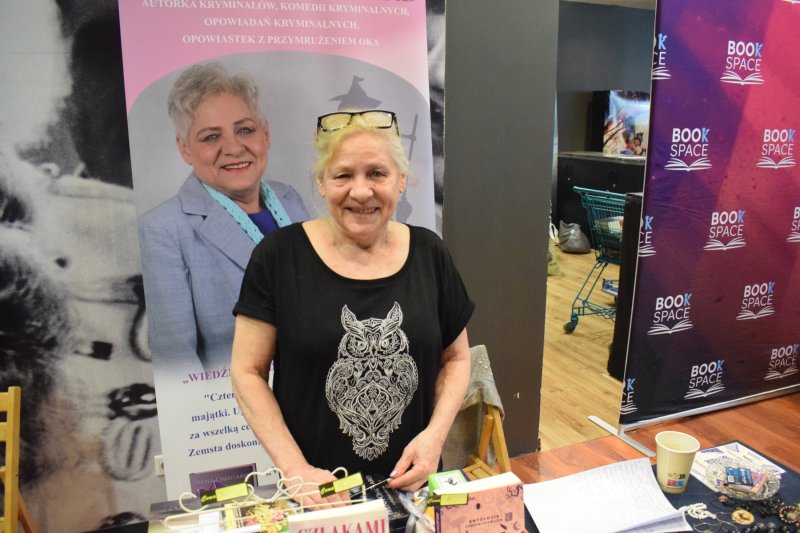 IV Festiwal Książek w Płocku - dzień drugi: Irena Omegard - jedna z najstarszych pisarek, tworząca komedie kryminalne (fot. PJ)  
