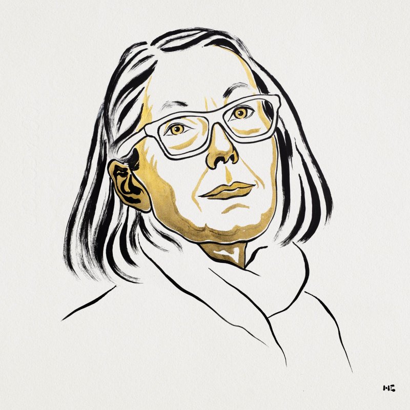 Anne Carson (fot. Niklas Elmehed © Nobel Prize Outreach)   
