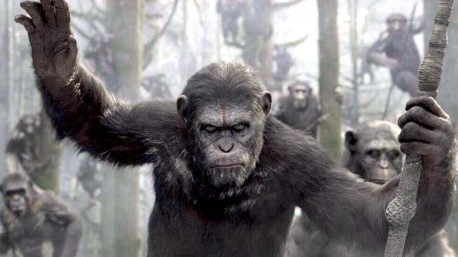 Kadr z filmu "Ewolucja planety małp" (źródło: youtube.com)  