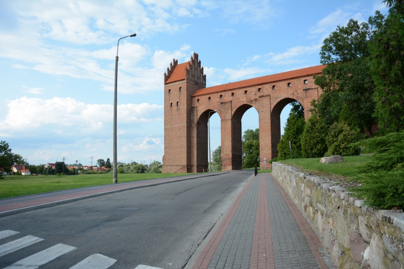 Zamek kapituły pomezańskiej - most/ganek i gdanisko (fot. PaM)  