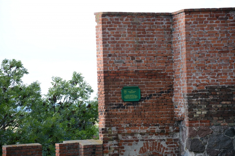 Zamek kapituły pomezańskiej - mur (fot. PaM)  