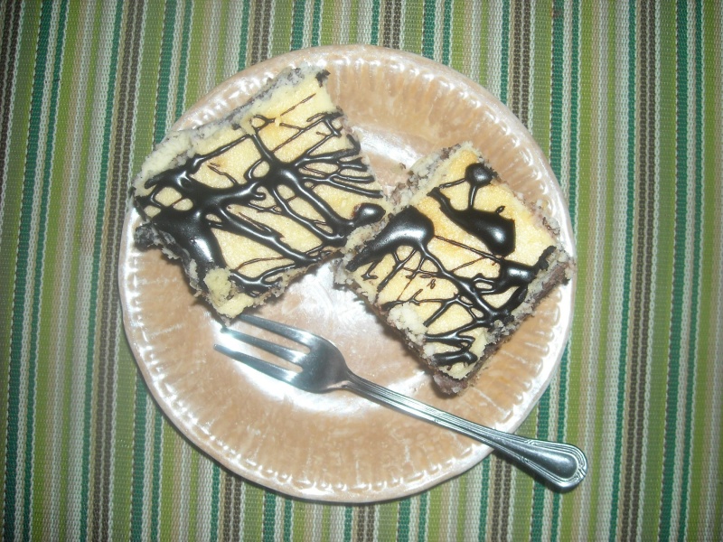 Ciasto z czekoladowym budyniem (fot. pj)  