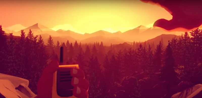 Screen z gry "Firewatch" (źródło: youtube.com)  