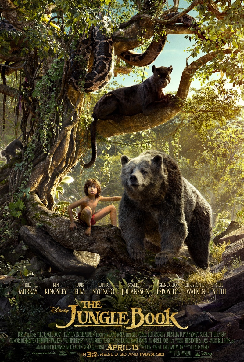Plakat z filmu "Księga dżungli" http://www.slashfilm.com/the-jungle-book-poster/ 