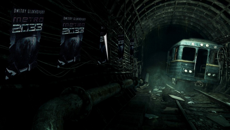Tło (screen z gry "Metro 2033"); Okładka (źródło: www.insignis.pl)  
